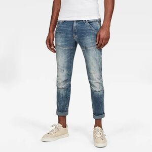 G Star Raw 5620 3D Skinny Jeans | Men’s Sz 31W/32L | let blue distressed